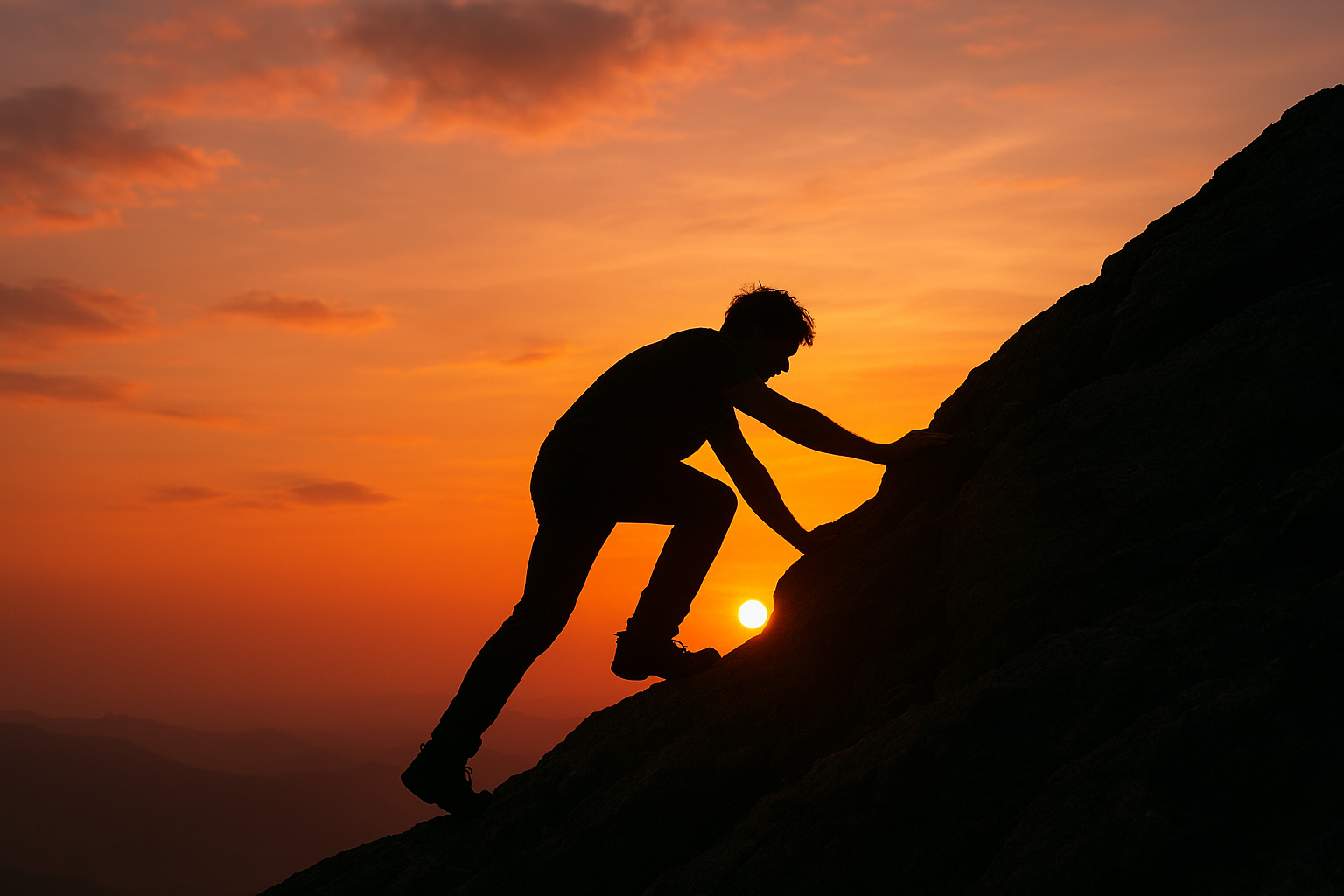 A sabedoria oculta do fracasso cada queda prepara a vitória.