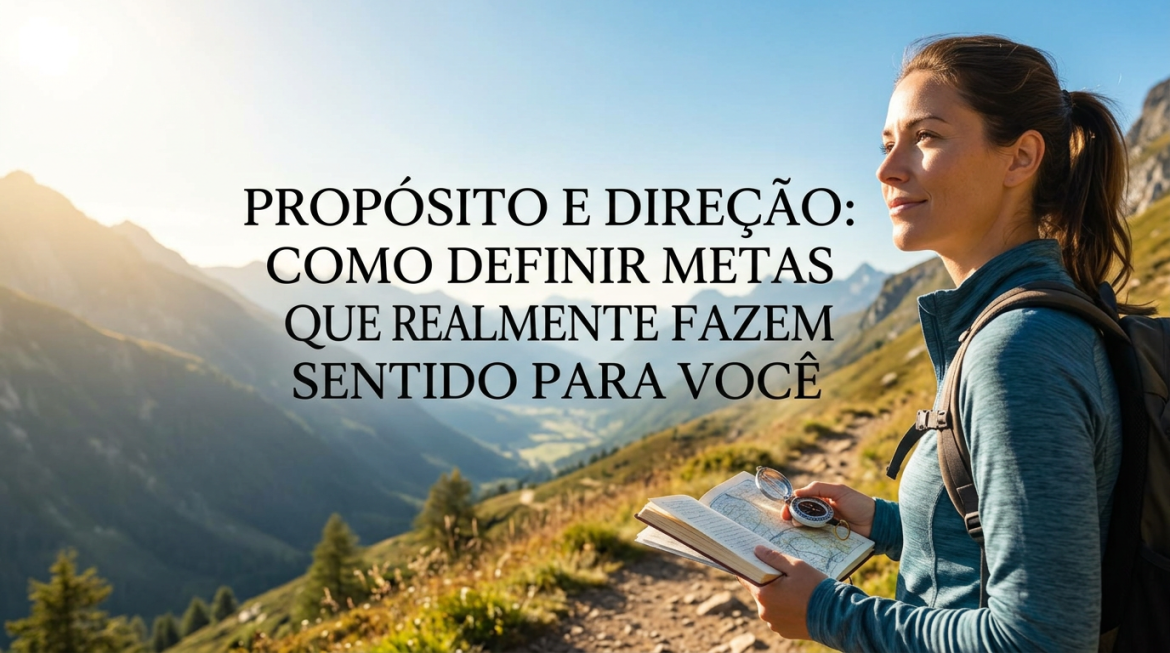 Propósito e direção: como definir metas que realmente fazem sentido para você.