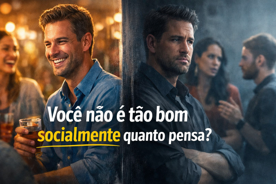 Você nao é tao bom socialmente quanto pensa.